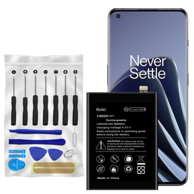 5100mAh Li-ion Polymer Battery Toolset for T-Mobile OnePlus 10 Pro 5G Smartphone