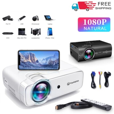 VANKYO Mini Projector LCD Movie Supported 1080P Video Home Theater Cinema HDMI