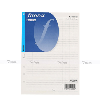 New Filofax A5 Size Organiser Planner Expenses Notepaper Refill Insert -340605