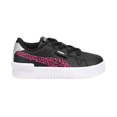 Puma Jada Summer Roar на платформе для маленьких девочек, черные кроссовки, повседневная обувь 383139-