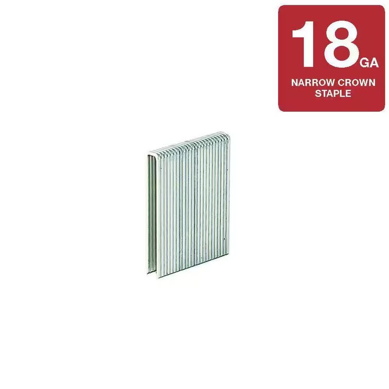 Grip-Rite Staples Narrow Crown 18 Gauge 1.5 Inch Stainless Steel 500-Pack