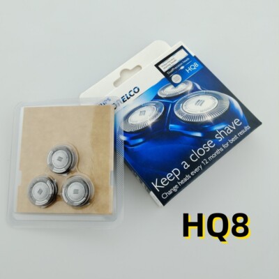 Philips Norelco HQ8 Dual Precision Replacement Shaver Heads(3 Replacement Heads)