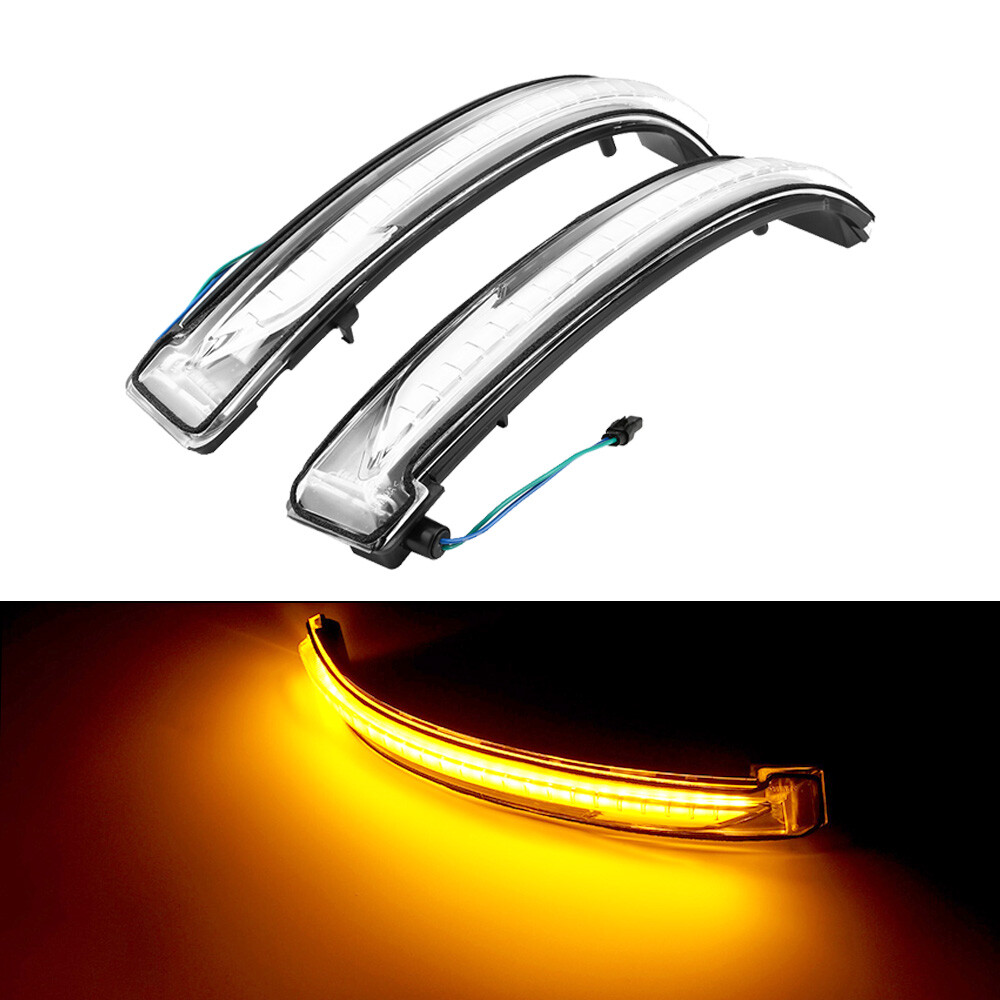 LED Side Mirror Dynamic Turn Signal Light For Nissan Murano Navara