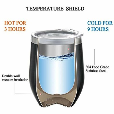 A Wise Woman Once Said - And She Lived Happily Ever After, Stainless Steel Wine