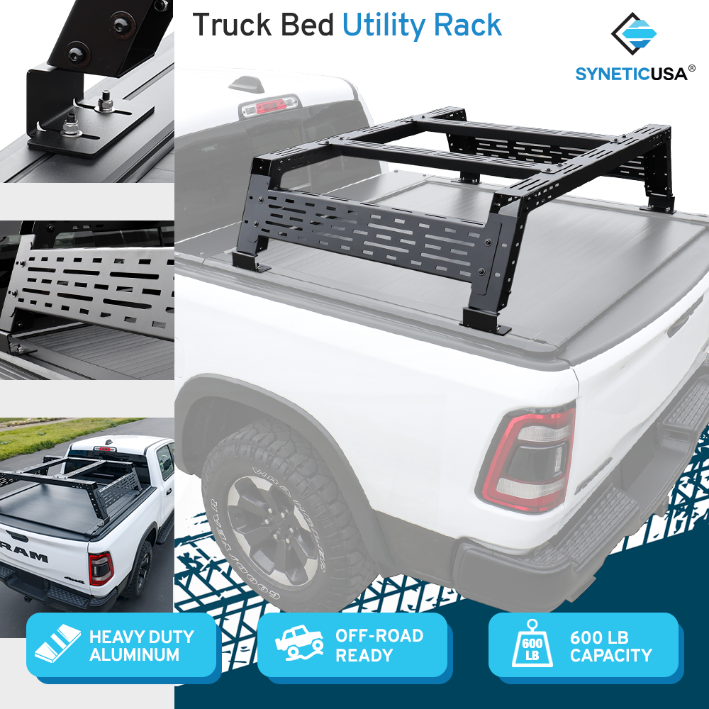Heavy Duty Truck Bed UTILITY RACK Kit Universal Fit for Tonneau Cover
