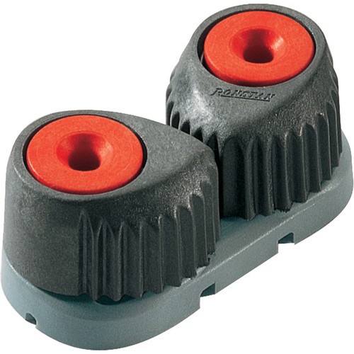 Ronstan RF5001 T-Cleat Cam Cleat Small 2�8mm Rope Red w/ Grey Base