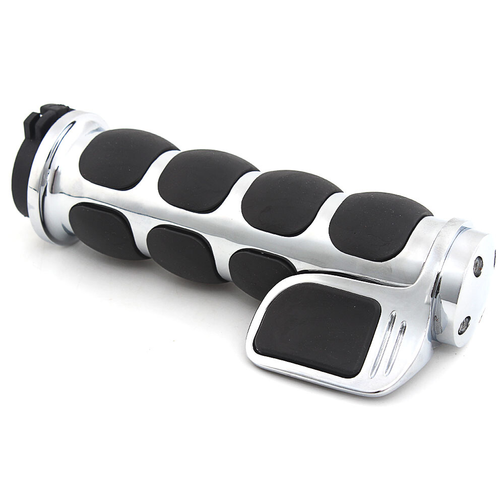 1" Motorcycle Handle Bar Hand Grips For Harley Road King Softail Electra Glide