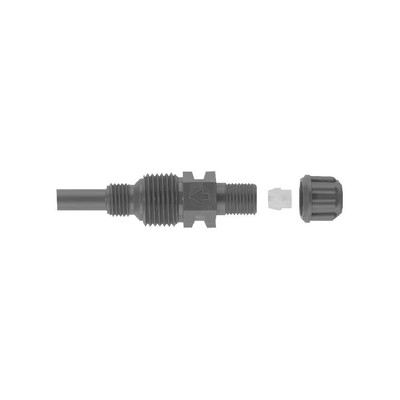 MCAK300 Injection Fitting with Nut and Ferrule, 1/4-Inch, Pack of 5
