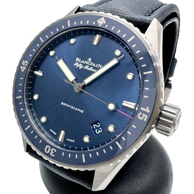 Blancpain  Fifty Fathoms Batis Calfskin 5000-0240 Watches ceramic/Coated can...