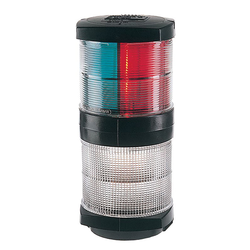_Hella Marine Tri-Color Navigation Light/Anchor NAV Lamp-2nm-Black Housing - 12V
