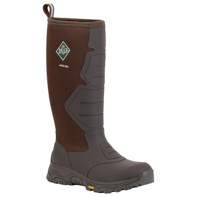 Pre-owned Muck Boots Muck Boot Apex Pro 16 Inch Insulated Pull On Mens Brown Casual Boots Apms900