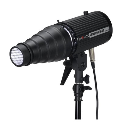 Fotodiox Snoot with 20 Degree Grid & 4 Color Gels for Balcar Paul C Buff Alien