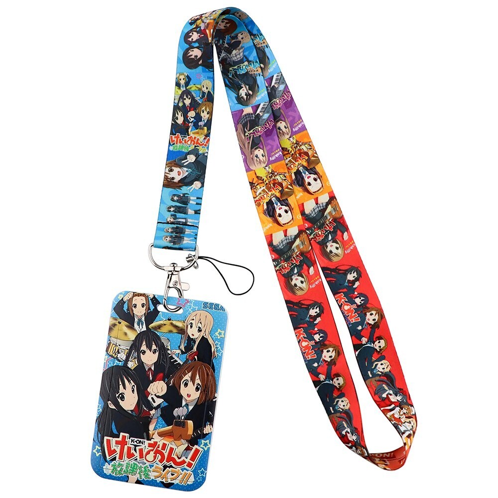 ⑩ CLAMP in CARDLAND UR 強くなりたい K-On! Anime Manga Yui Mio Azusa Tsumugi Characters Lanyard