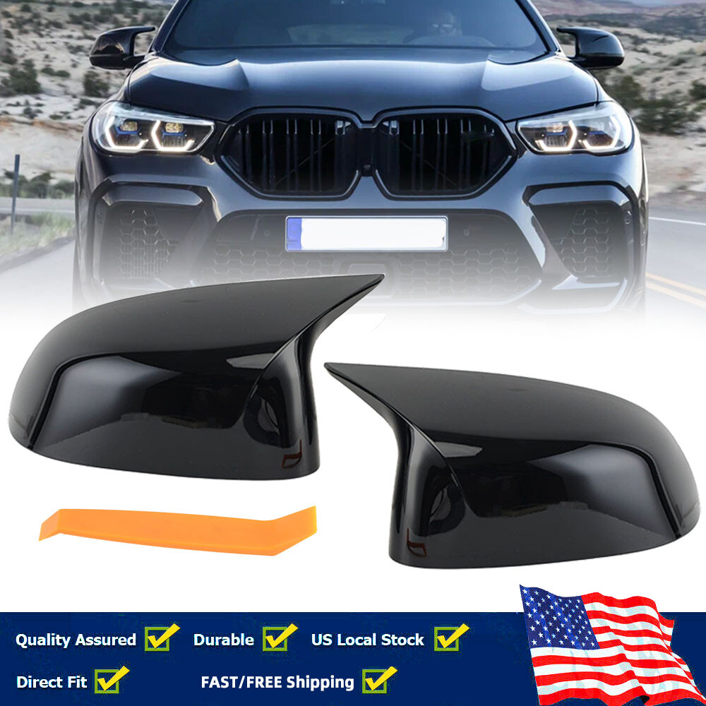 Глянцевая черная крышка зеркала заднего вида Cap M Style Замена для BMW G01 G03 G05 G06 2018-23