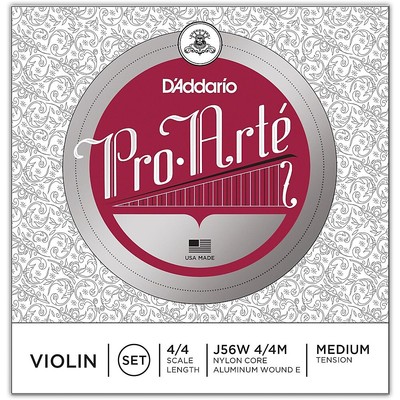 D'Addario Pro-Arte Series Violin String Set 4/4 Size Wound E