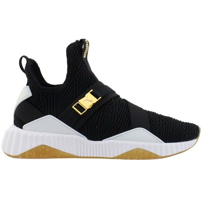 

Кроссовки Puma Defy Mid Varsity Slip On для молодых девушек, размер 7 M, повседневная обувь 191726, Черный, Puma Defy Mid Varsity Slip On Youth