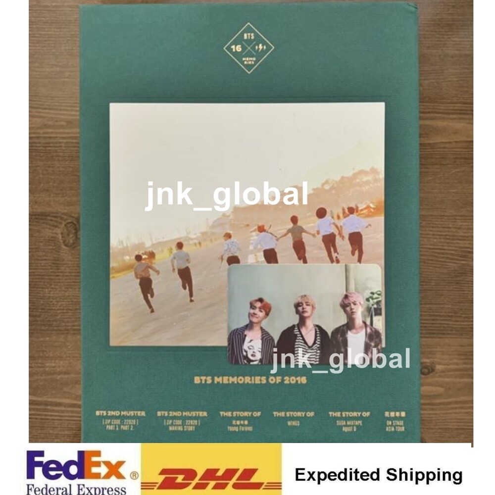 BTS BANGTAN BOYS Memories of 2016 DVD Photo book Set Photo