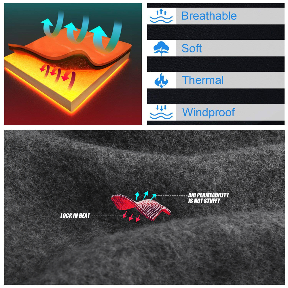 Winter Balaclava Fleece Full Face Mask Thermal Windproof Ski Mask for Men Women