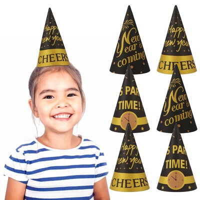 Cone Party Hat New Years Eve Party Supplies 2023 Happy New Year Cone Hats