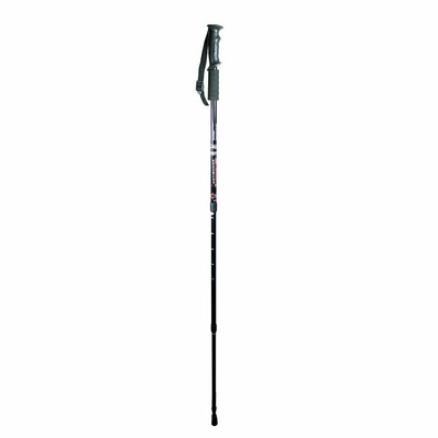 Anti-shock Walking Hiking Stick 3 Section Retractable Adjustable Trekking Stick
