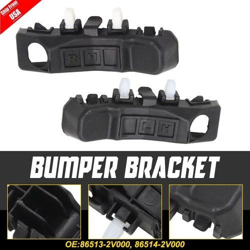 Pair Front Bumper Bracket Set Left & Right Side for 2012