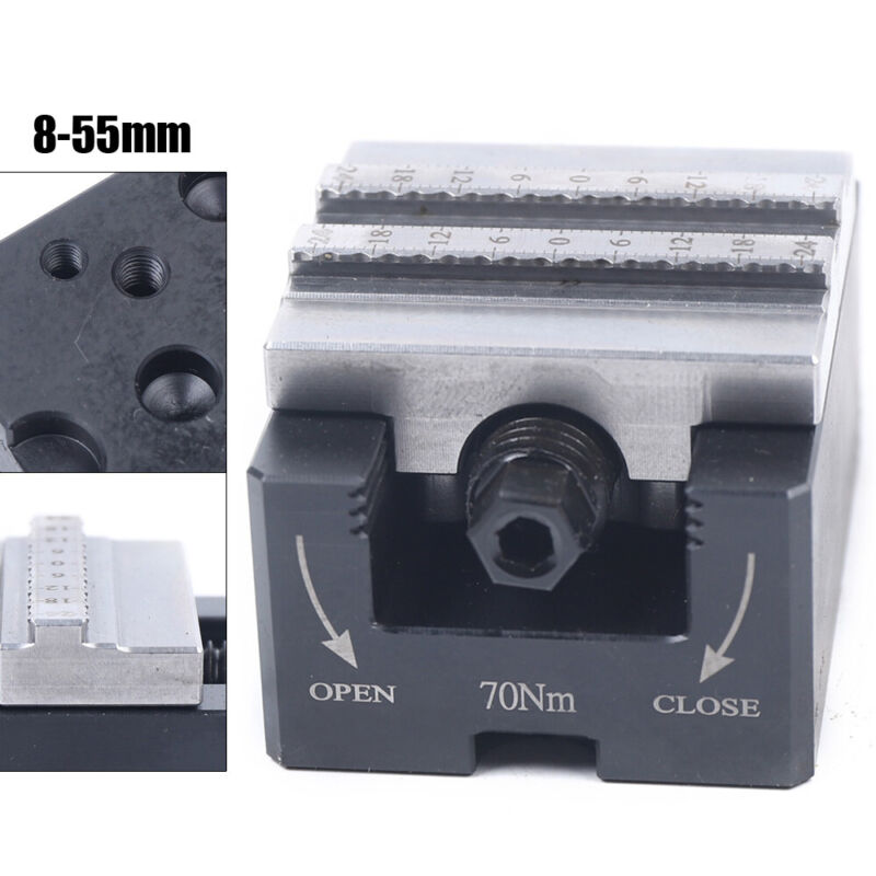 CNC 3R Self-centering Vise Electrode Fixture Machining Tool 50-75mm & 8-55mm NEW