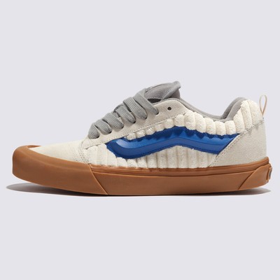 New Vans Knu Skool Jumbo Cord Brown/Multi/Gum Sole Sneakers Low-Top Shoes 2023