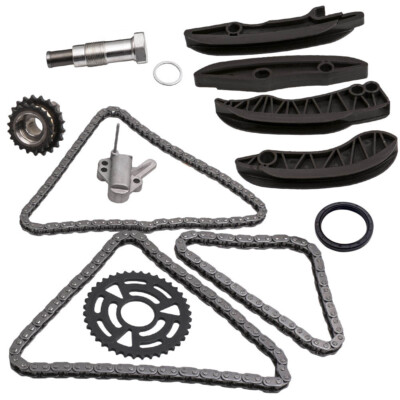 TIMING OIL PUMP CHAIN For BMW N47D20 E90 E91 E93 1 3 5 Ser X1 X3 X5 GUIDE RAILS