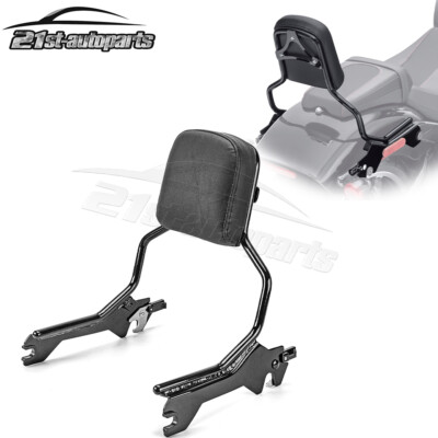For 2018-2024 Harley Breakout Fat Boy Quick Detach Passenger Sissy Bar Backrest