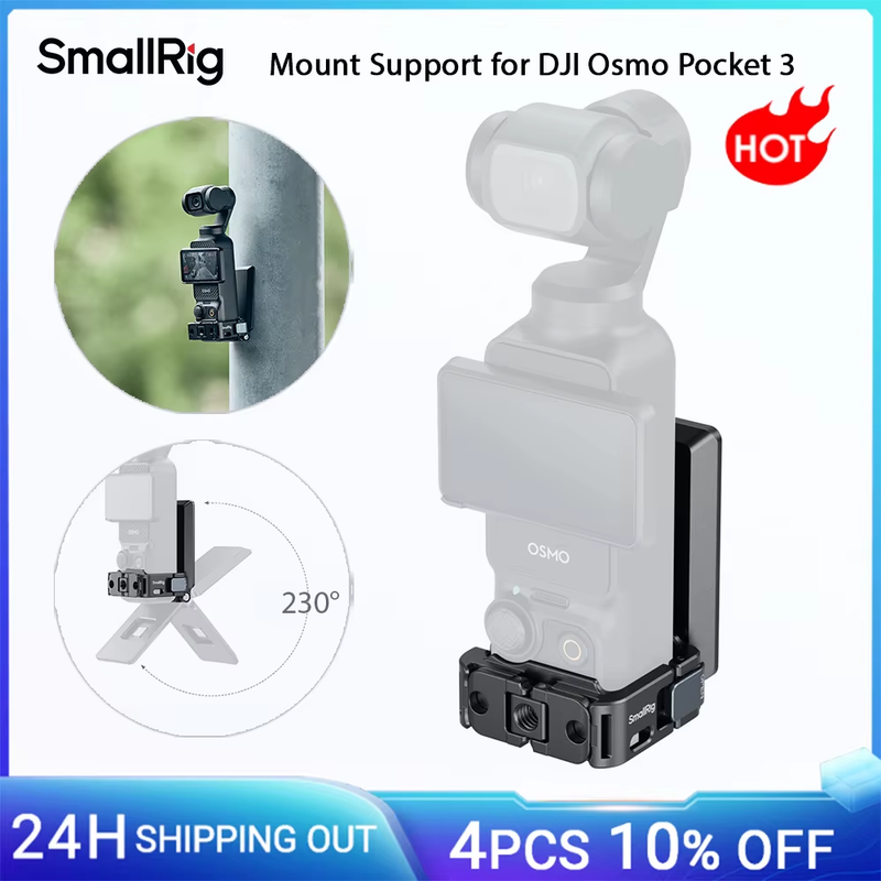 Pocket 3 Mount Support for DJI Osmo Pocket 3 230° Adjustable Tilt, Magnetic Arca