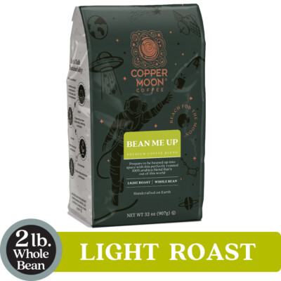 Copper Moon Coffee Bean Me Up Blend, Whole Bean, 2 Lb.
