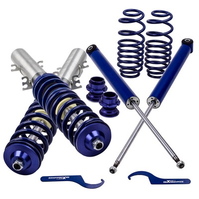 Blue Gewindefahrwerk für VW Golf 4 Bora Audi A3 Seat Leon Toledo Fahrwerk Best