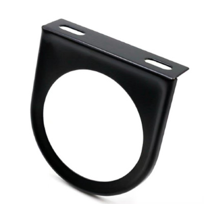 2'' 52mm Single Hole Gauge Meter Dash Pod Mount Holder Bracket Face Panel Black
