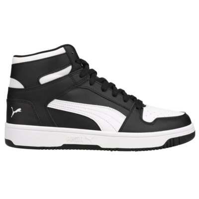 Мужские черные кроссовки Puma Rebound Layup High Top Повседневная обувь 369573-01