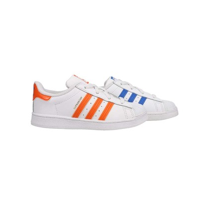 

adidas Superstar El Kids Boys Размер 5 M Кроссовки Повседневная обувь FZ0653, Белый, adidas Superstar El Kids
