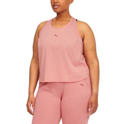 

Майка Puma TriBlend Training Pl женская розовая повседневная спортивная 522615-24, Розовый