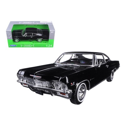 1965 Chevrolet Impala SS 396 Black Street Car 1/24 Diecast Car Model by Welly 22