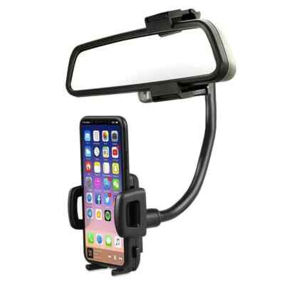 Universal Multi-function 360° Rotatable Car Rearview Mirror Cell Phone Holder