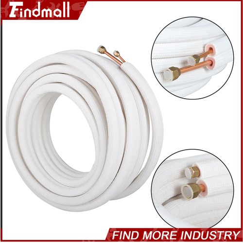 Findmall 50 Feet 1/4" - 3/8" Dia. Install Kit For Mini Split Heat Pump Systems