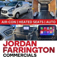 2021 21 reg FORD TRANSIT CUSTOM LWB LIMITED AUTO EURO 6 PANEL VAN WITH AIR-CON
