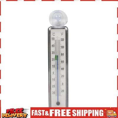 Fish Tank Glass Suction Cup Temperature Meter Home Aquarium Vertical Thermometer