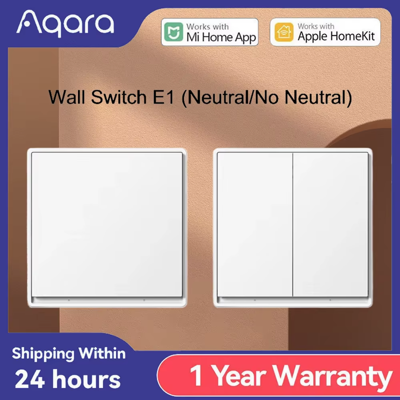 Original Wall Switch E1 Version Smart Wireless Key Zigbee 3.0 Light Switch Wire