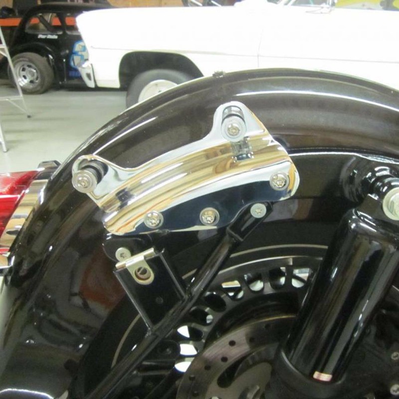 4Point Chrome Docking Hardware Kit For Harley Touring Road King Glide