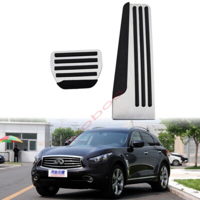 Accelerator газа педаль Тормозные педаль Alloy Non-Slip Крышка  Infiniti FX37 AT