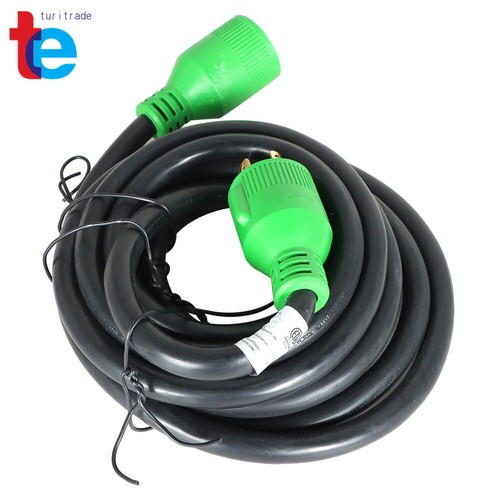 Generator Extension Cord 10/15/25/40/50FT 30 AMP 4 Prong NEMA L14-30P to L14-30R