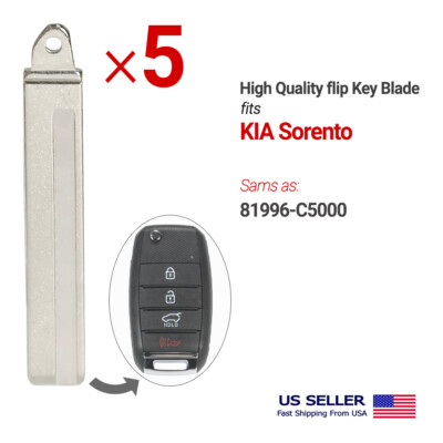 5x Flip Remote Key Blade For KIA Sorento HY18R Same as 81996-C5000