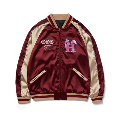 

HUF x Freddie Gibbs Сувенирная куртка унисекс Мужская ягода, Черный, HUF x Freddie Gibbs Unisex Souvenir Jacket