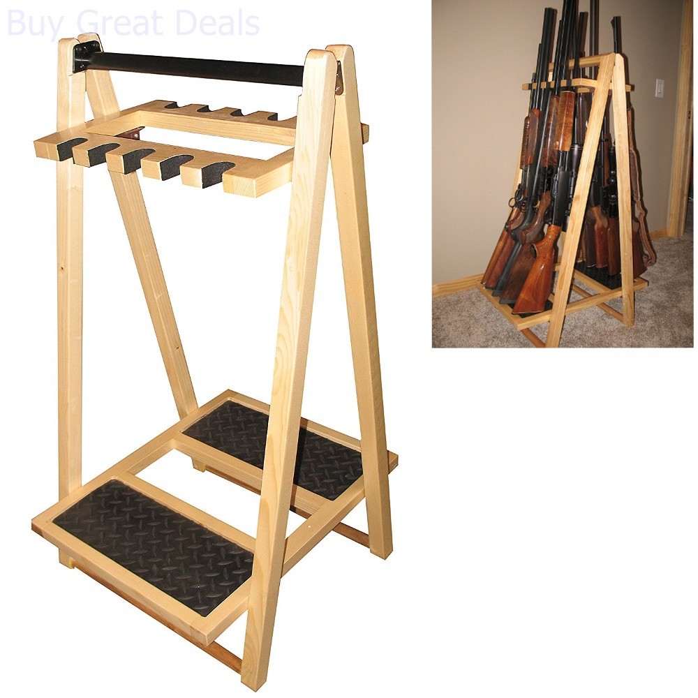 Gun Display Stand Standing Rifle Rack Floor Storage Solutions