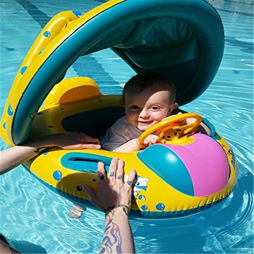 infant pool float with canopy