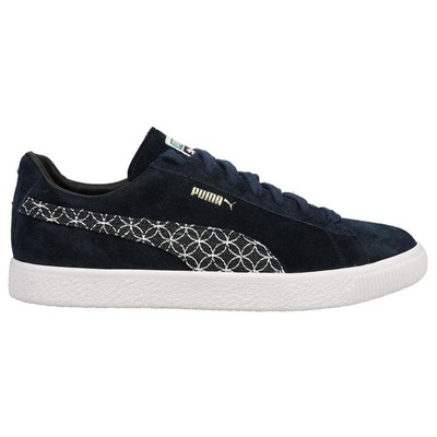 

Puma Suede Vtg Mij Sashiko Lace Up Мужские синие кроссовки Повседневная обувь 381166-02, Синий, Puma Suede Vtg Mij Sashiko Lace Up